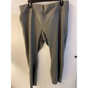 Avia active pants olive green ruched capris xxl size 20